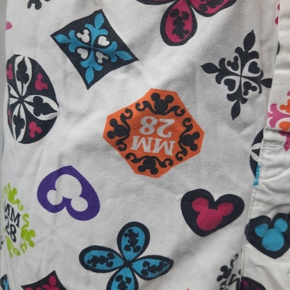 Disney Mickey Mouse Pajama Shorts Size‎ XL Women's E24 - Picture 6 of 7